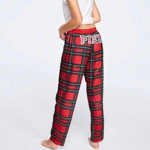 Victoria’s Secret PINK Pajama Pants Red Tartan Plaid Sleepwear Small Women’s